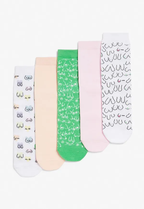 5-pack Monki socks - White