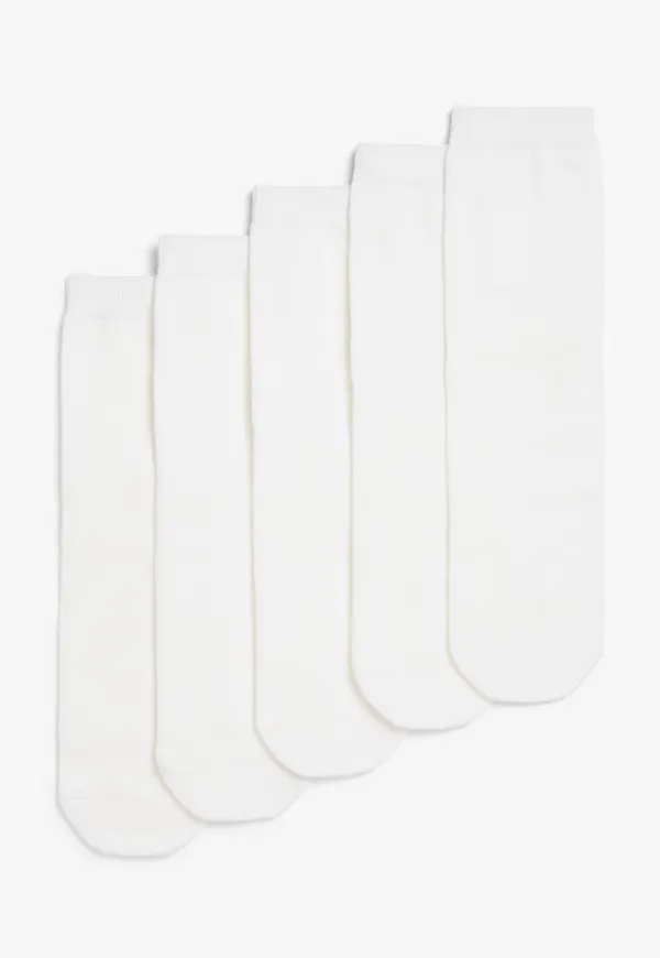5-pack Monki socks - White