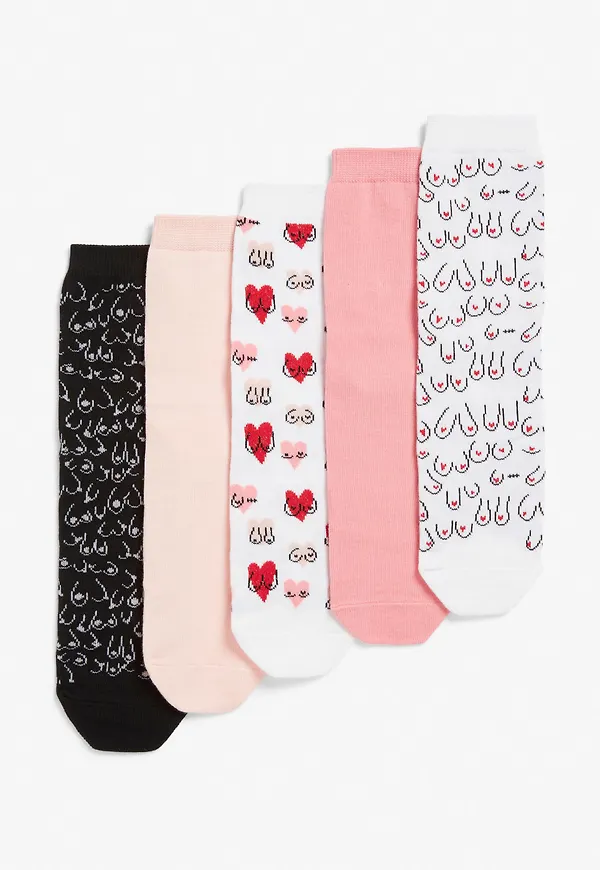 5-pack Monki socks - White