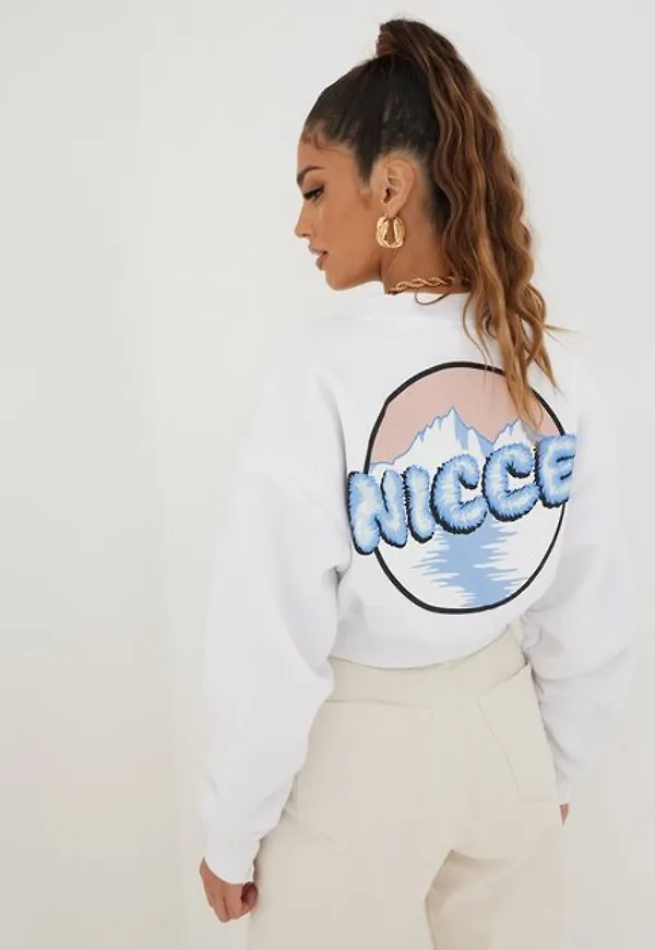NICCE Anta Cropped Sweat Sweatshirts