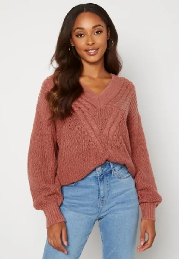 Object Collectors Item Birgitha L/S Knit Withered Rose L