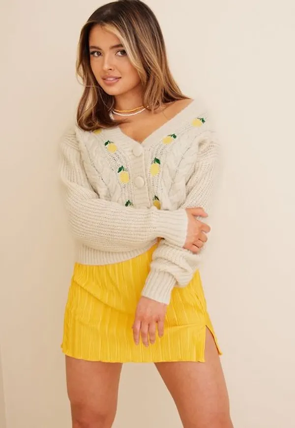 Vero Moda Vmnewwine Ls V-Neck Emb Cardigan Ga Stickade tröjor