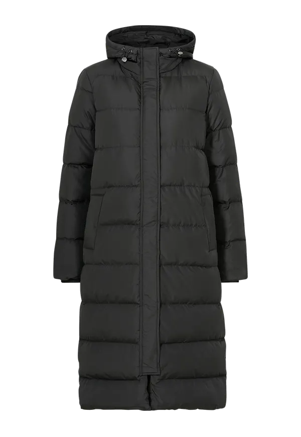 Vila - Dunkappa viCamisa Down Jacket - Svart