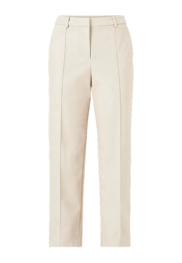 Only - Byxor onlHera Faux Leather Straight Pant - Natur
