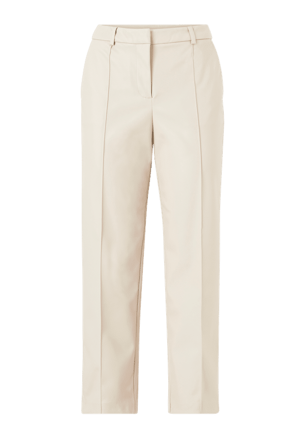 Only - Byxor onlHera Faux Leather Straight Pant - Natur