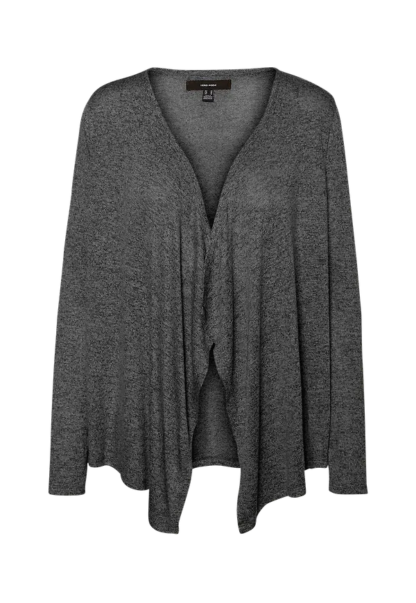 Vero Moda - Cardigan vmBrianna LS Drapy Cardigan Boo - Grå