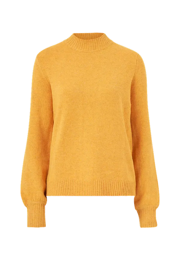 Vila - Tröja viHanna Balloon L/S Knit Top - Gul