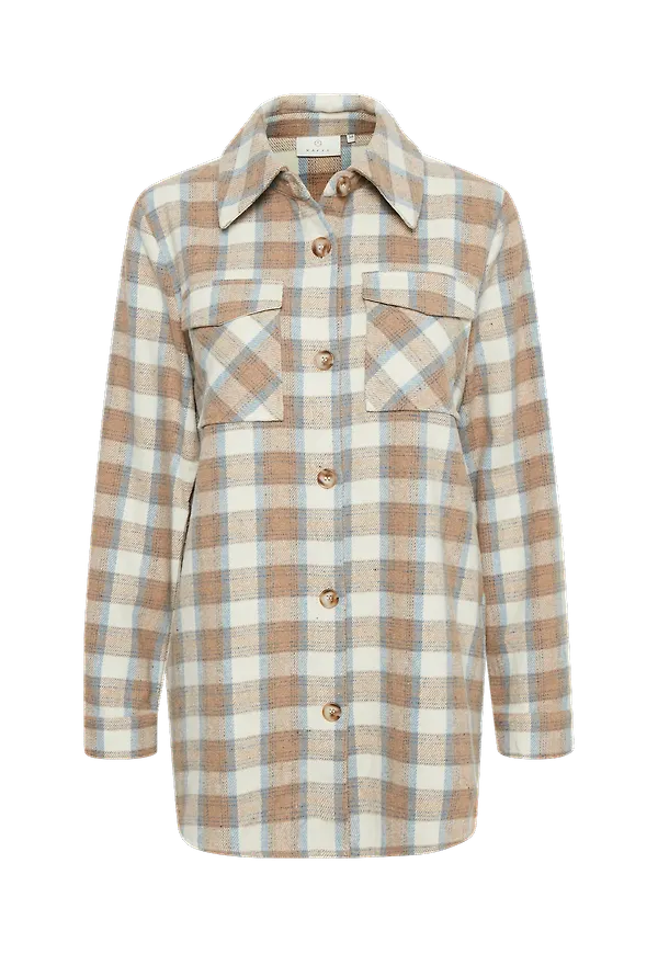 KAFFE - Skjortjacka kaVilma Jacket Shirt - Vit