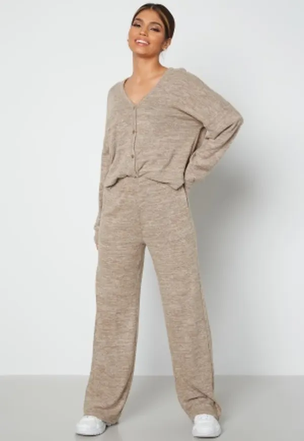 VERO MODA Chill Wide Leg Pants Fossil XL
