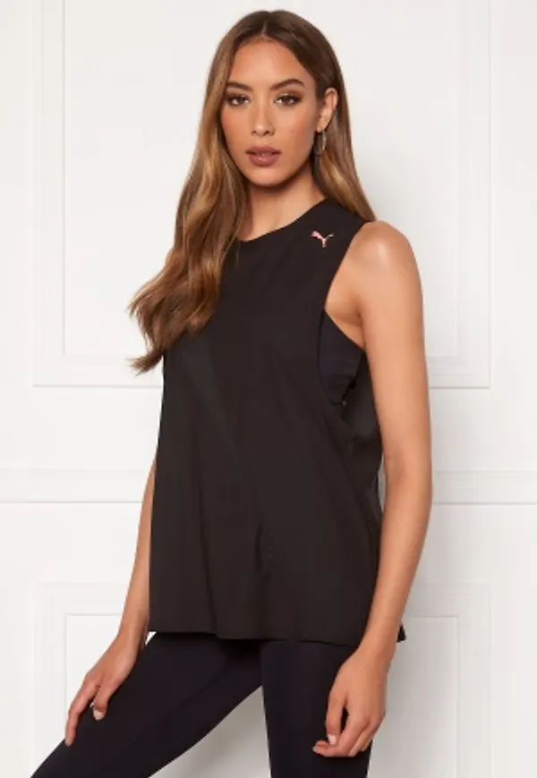 PUMA Train Pearl Mesh Tank Black XS
