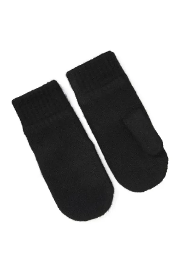 Pieces Berta Mittens Black One size