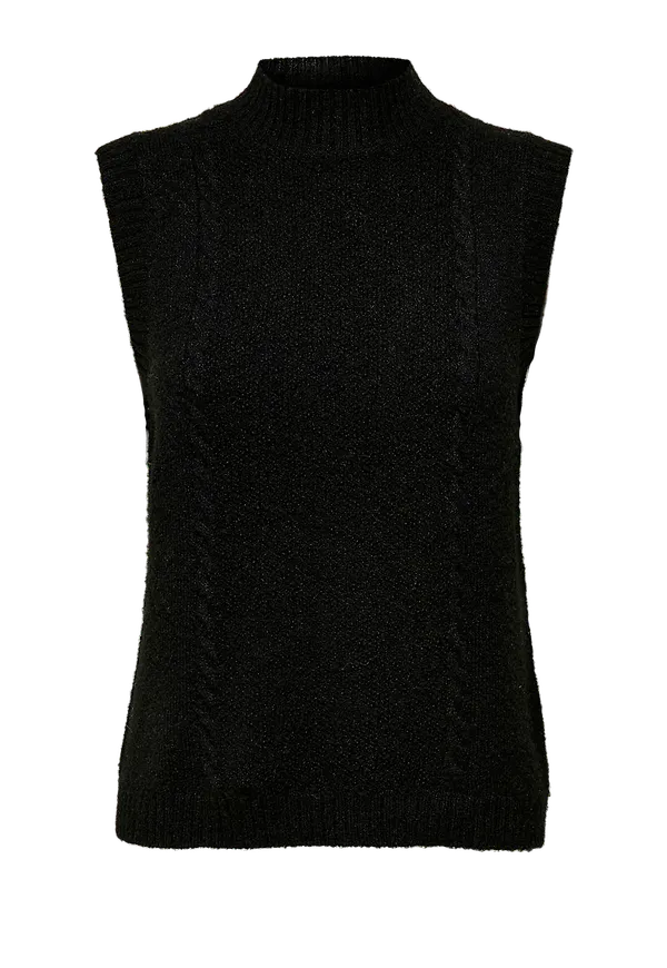 Only - Väst onlGabi Life S/L Vest - Svart
