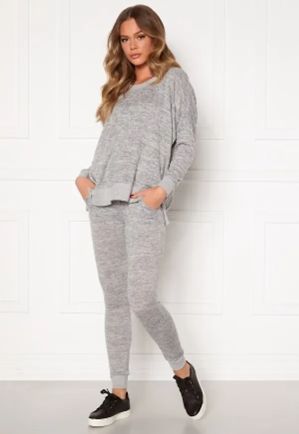 Blue Vanilla Crew Neck Sweatshirt Jogger Set Grey M (UK12)
