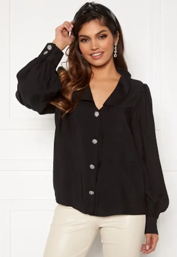 VILA Cameli L/S Shirt Black 38
