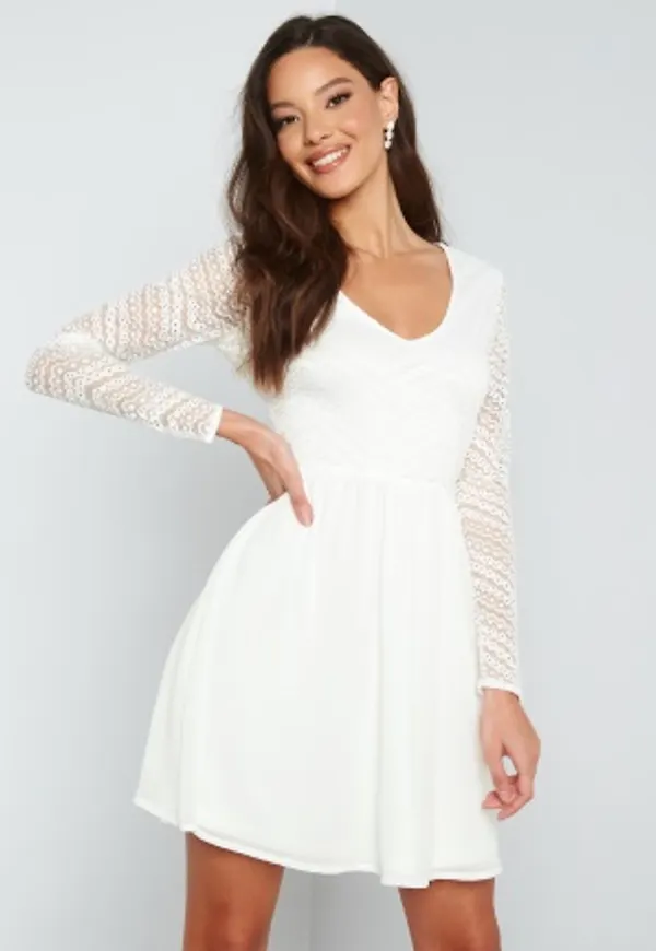 Bubbleroom Occasion Aggie Dress White L