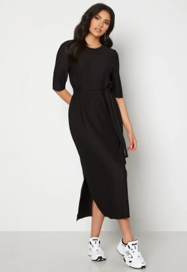 SELECTED FEMME Terle 2/4 Midi Plisse Dress Black XS