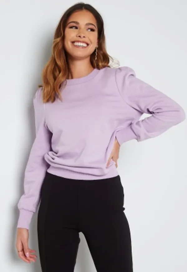 Happy Holly Veronica puff top Dusty lilac 52/54