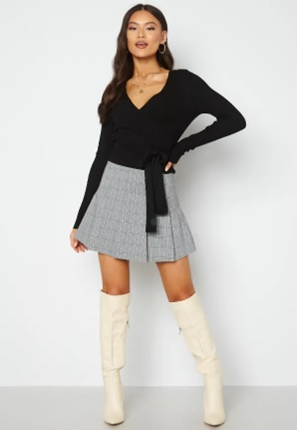 BUBBLEROOM Nellie skirt Black / White / Checked 40