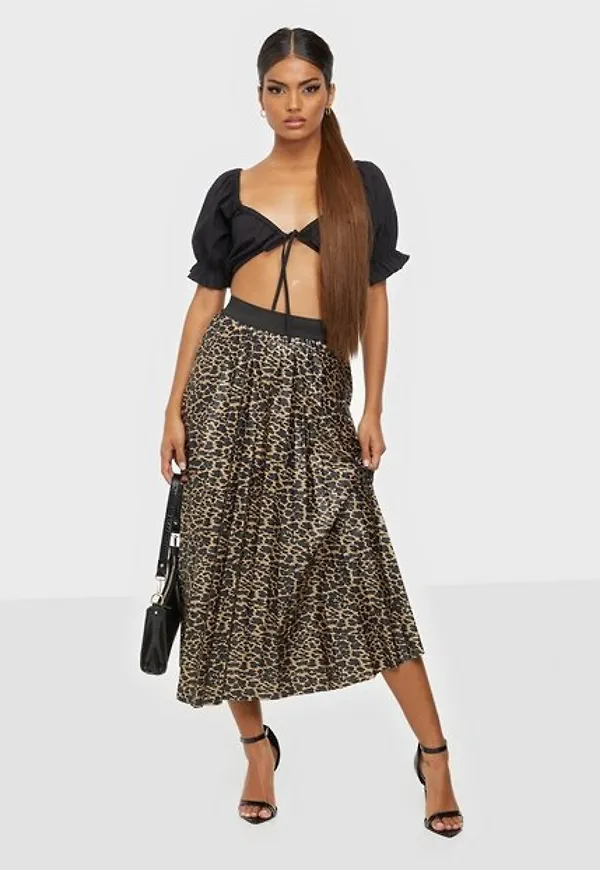 Vila Vinitban Print Skirt/Su - Noos Midikjolar
