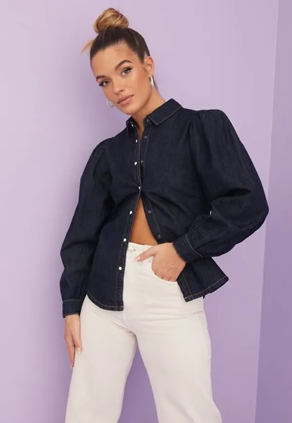 Only Onlrocco Life Ls Dnm Shirt Nas Skjortor