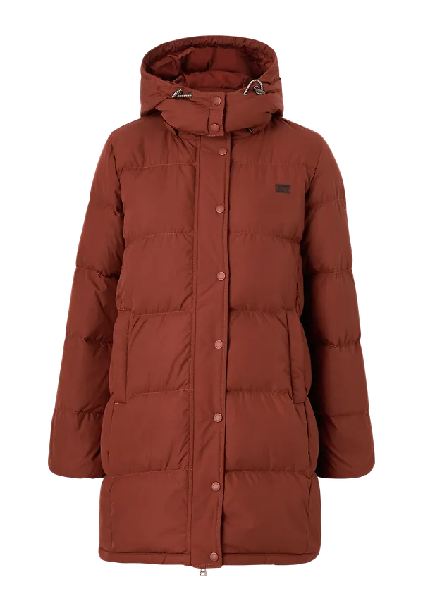 Levi's - Dunjacka Quinn Mid Down Puffer - Brun