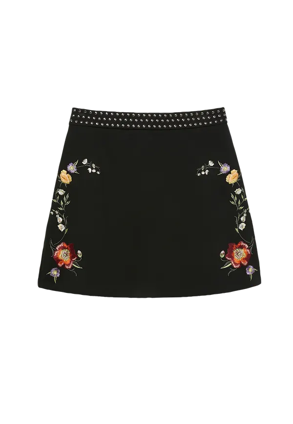 Desigual - Kjol Fal Inaya - Svart