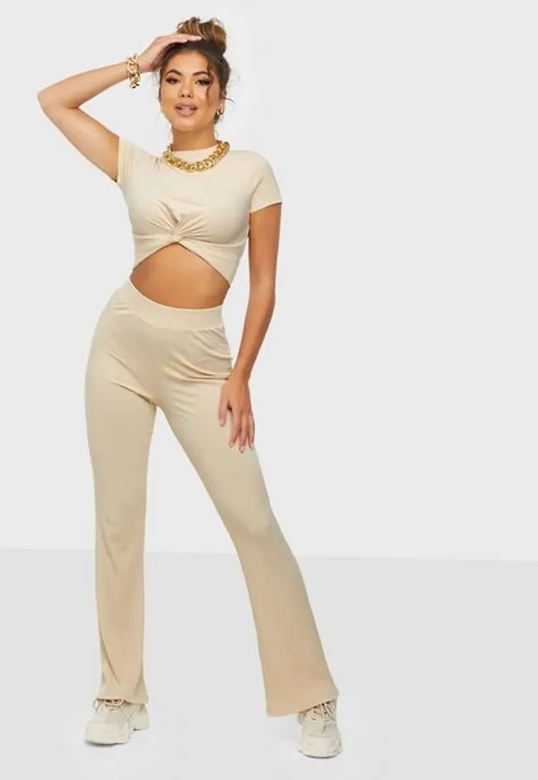 NLY Trend Crop Twist Rib Set Jumpsuits