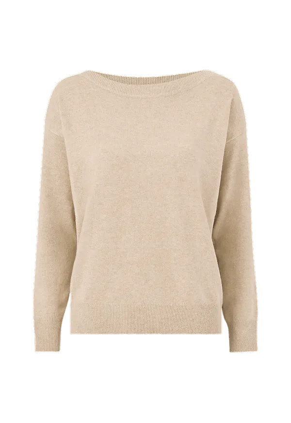 ICHI - Tröja ihAlpa Ls2 - Beige