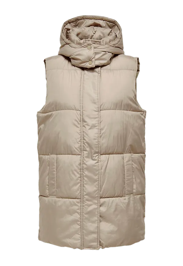 Only - Väst onlDemy Padded Waistcoat - Brun