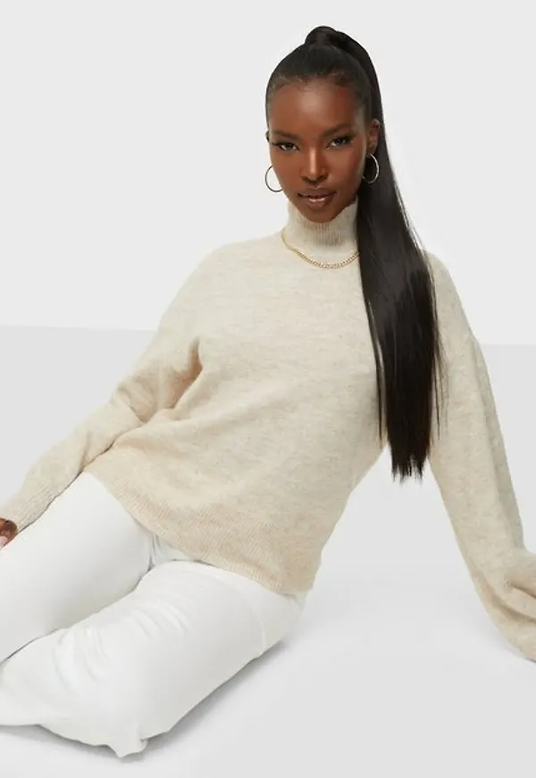 Y.A.S Yasagate Hn Ls Knit Pullover S. Noo Stickade tröjor