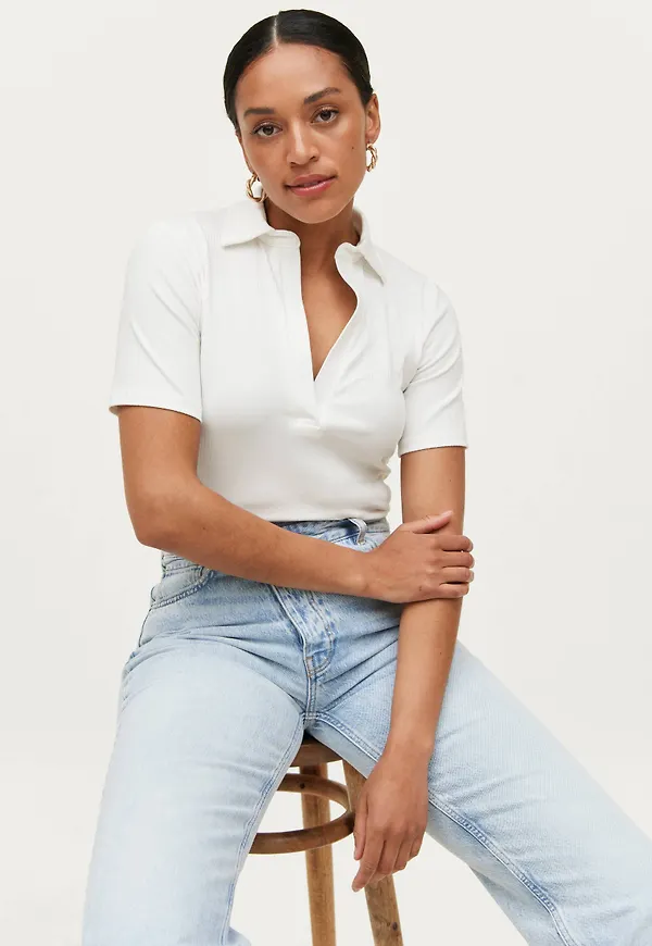 Gina Tricot - Topp Klara Top - Natur