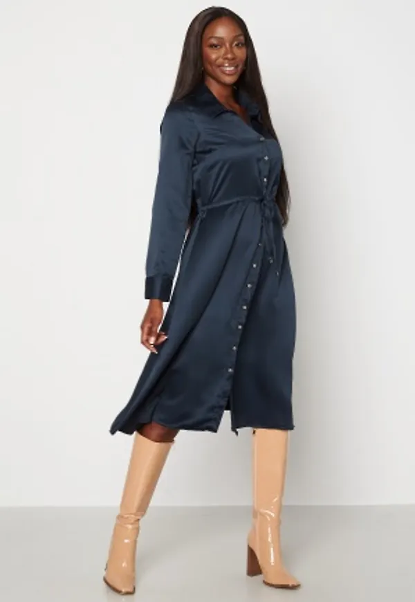Chiara Forthi Pauline shirt dress Dark blue 40