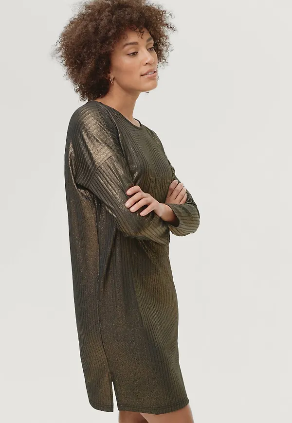 Saint Tropez - Klänning DiaSZ LS Dress - Svart