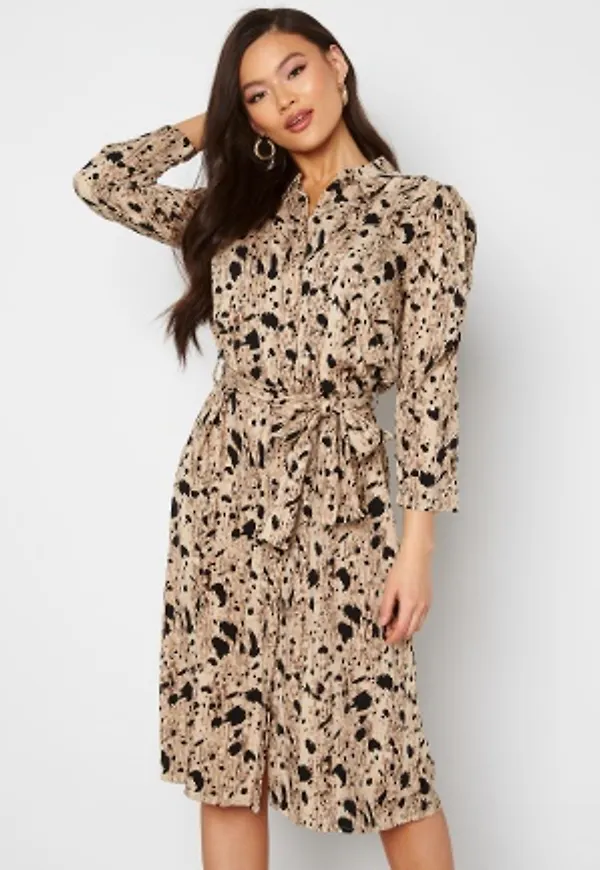 Object Collectors Item Donna 3/4 Shirt Dress Silver Gray AOP:Anim 42