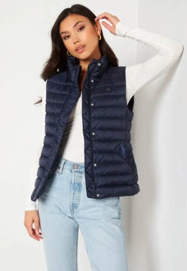 GANT Light Down Gilet 433 Evening Blue S