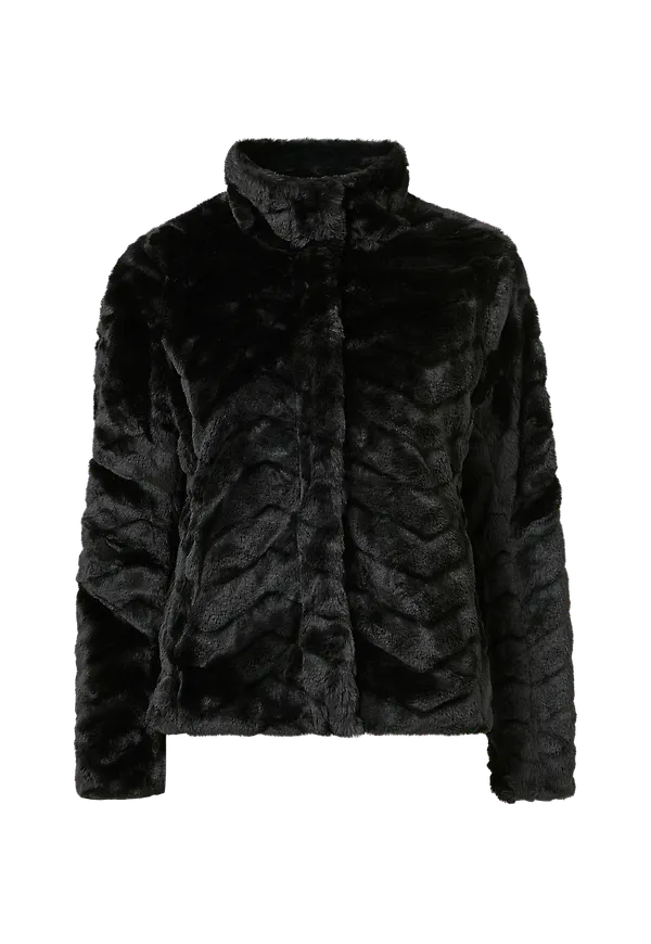 Vila - Fuskpäls viAliba Jacket - Svart
