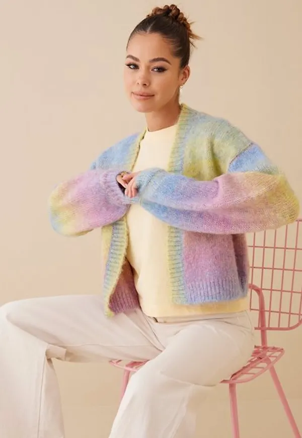 NLY Trend Multi Colored Knit cardigan Cardigans