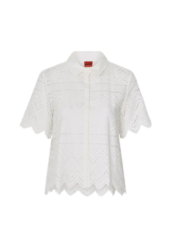HUGO - Blus Elimia - Vit