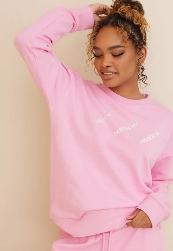 Adidas Originals Crew Sweatshirts Pink