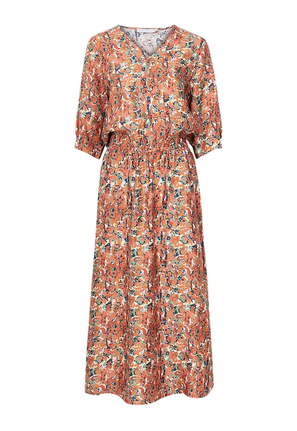 Coster Copenhagen - Maxiklänning Dress In Cupro - Röd
