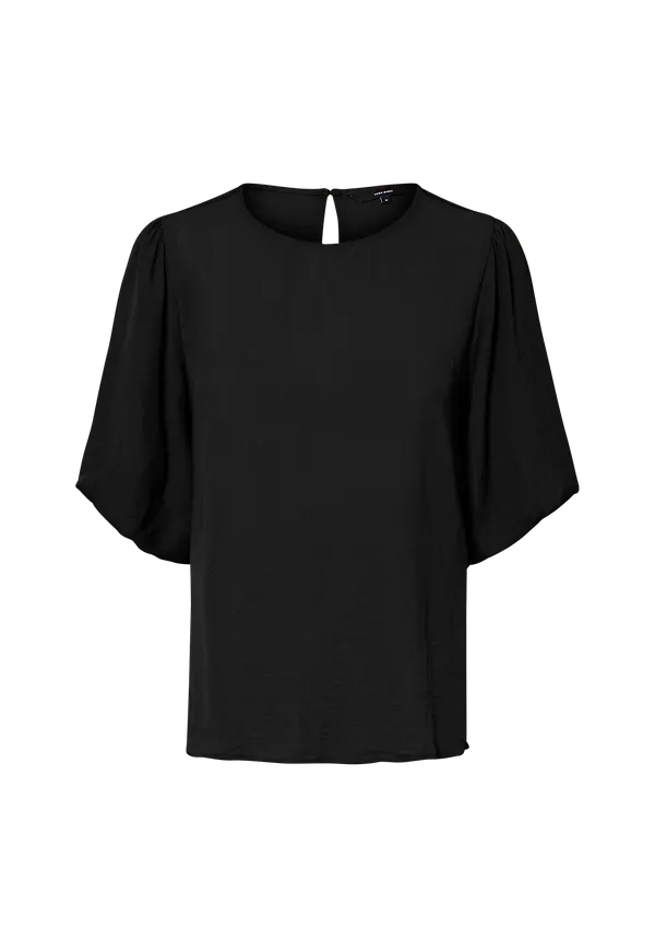 Vero Moda - Topp vmIsabella SS Top - Svart