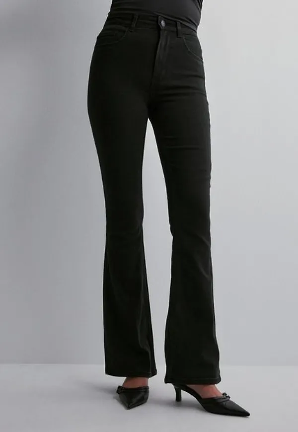 Pieces Pcpeggy Flared Hw Jeans Bl-Vi Noos Bootcut & Flare