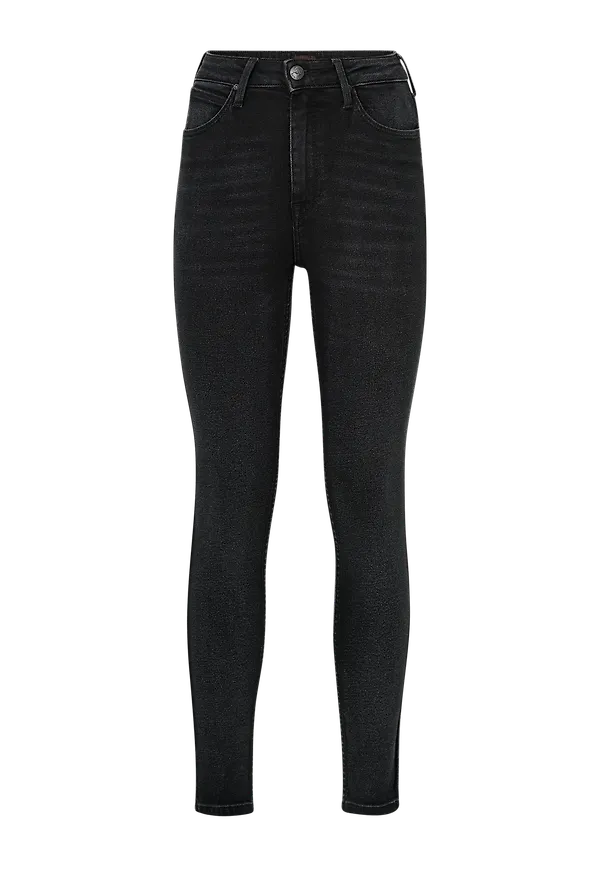 Lee - Jeans Ivy Super Skinny High - Svart
