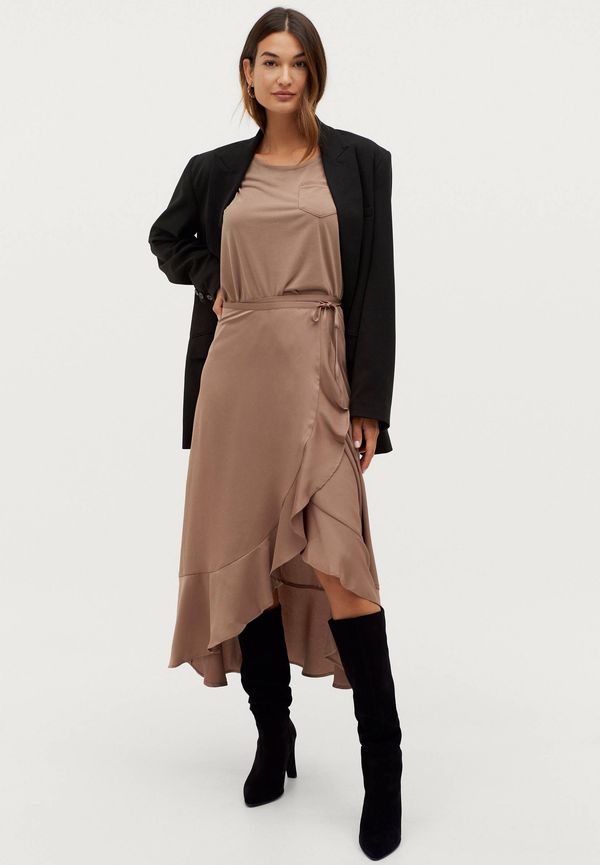Soaked in Luxury - Omlottkjol slKarven Skirt - Brun