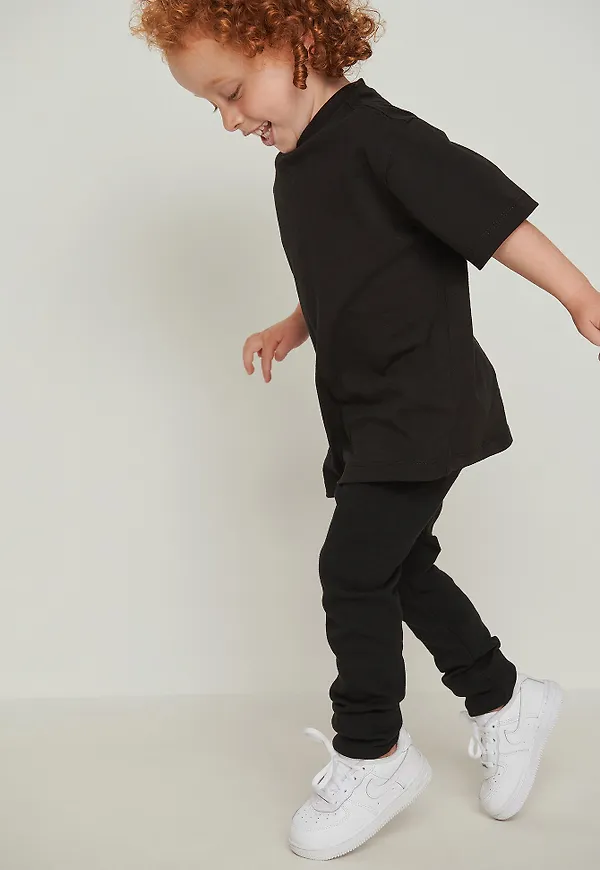 KIDS by NA-KD Tjocka ekologiska leggings - Black