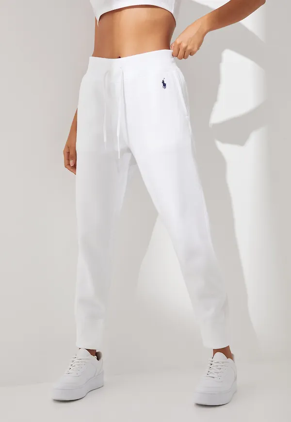 Polo Ralph Lauren - Byxor - White - Po Sweatpant-Ankle-Pant - Byxor & Shorts - Pants