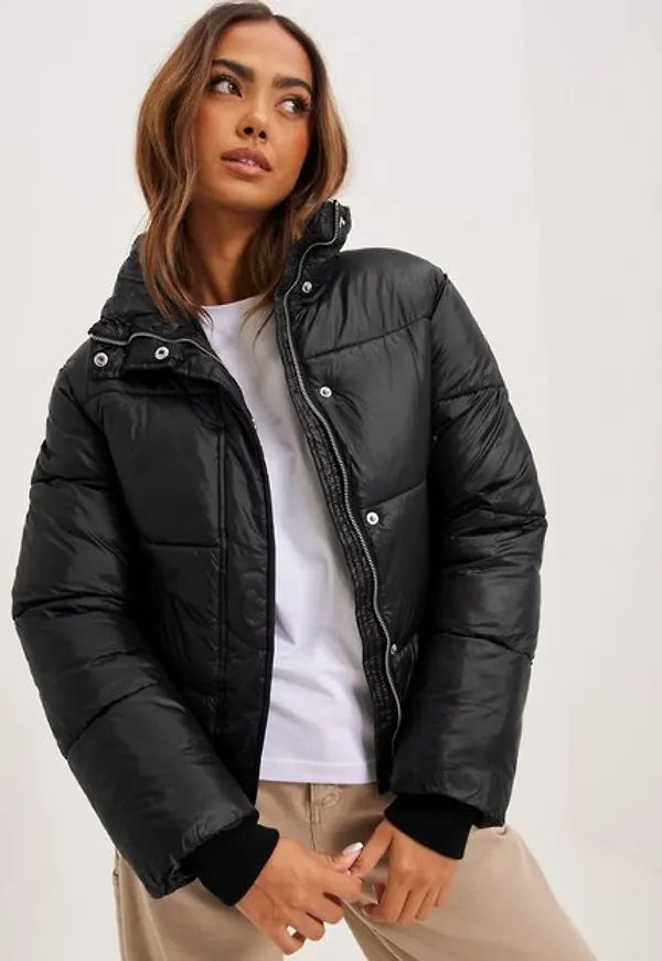 NLY Trend Puff It Up Jacket Jackor Black