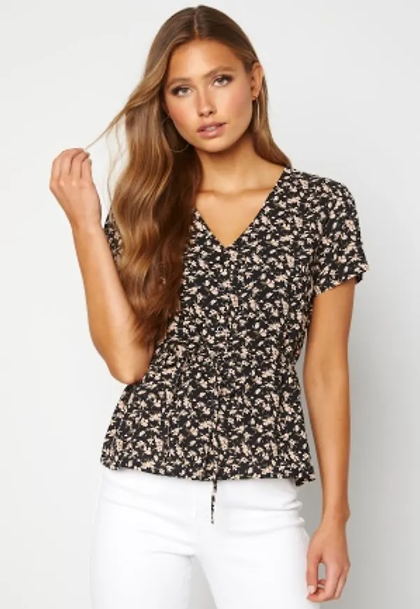 Happy Holly Blake blouse Black / Patterned 52/54