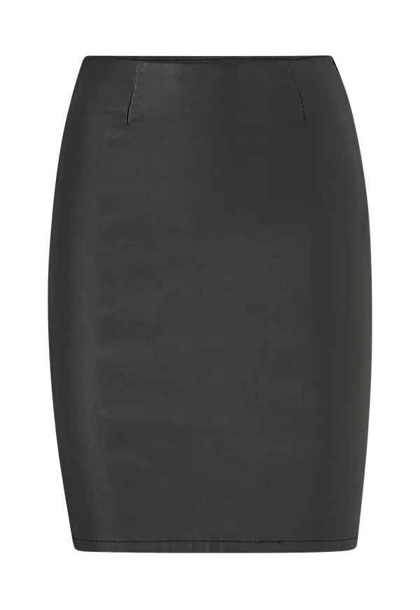 pieces - Kjol pcParo HW Coated Skirt - Svart