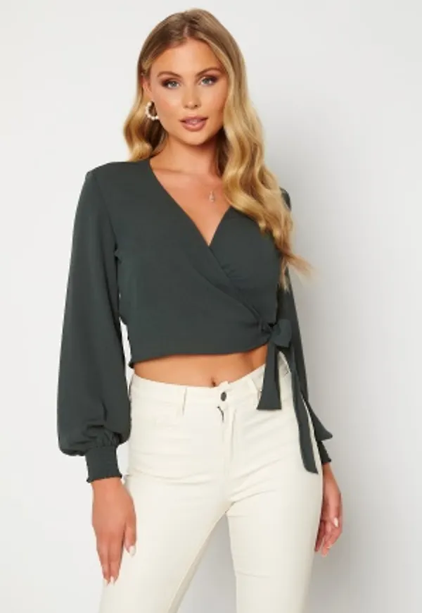 BUBBLEROOM Osita blouse Dark green 44